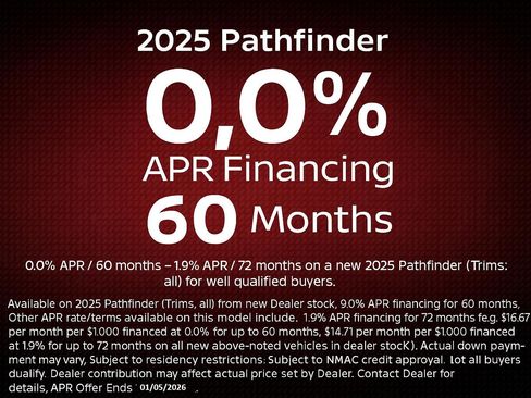 New 2025 Nissan Pathfinder Platinum image 7