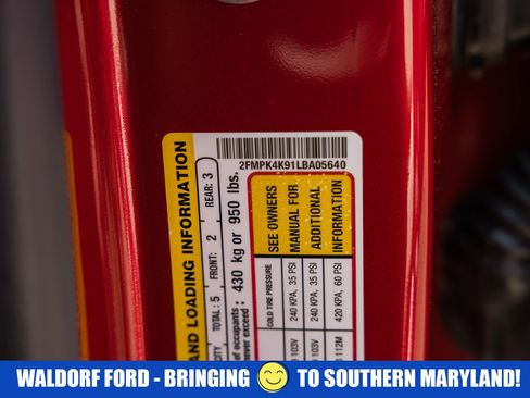Certified 2020 Ford Edge Titanium w/ Equipment Group 301A AWD/4WD image 43