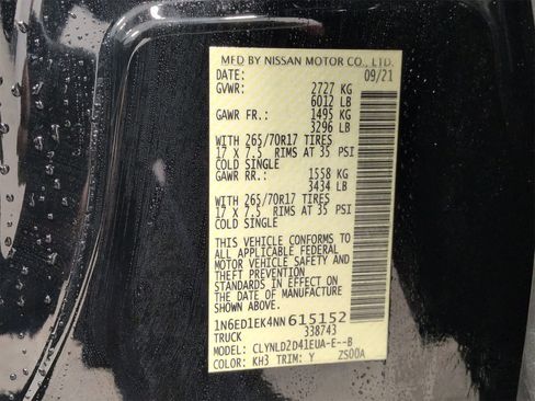 Used 2022 Nissan Frontier PRO-4X w/ Pro-4X Premium Package image 39