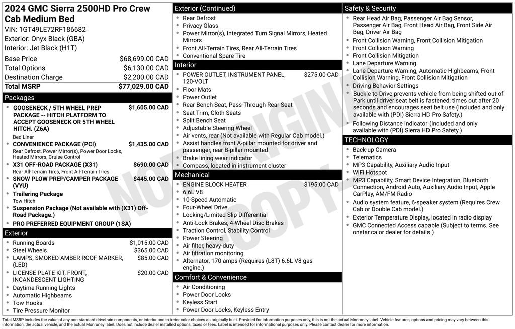Used 2024 GMC Sierra 2500 Pro AWD/4WD image 64