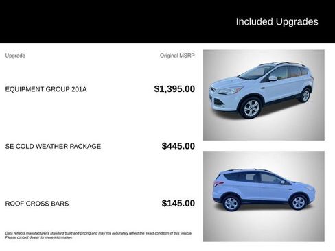 Used 2016 Ford Escape SE w/ Equipment Group 201A image 7