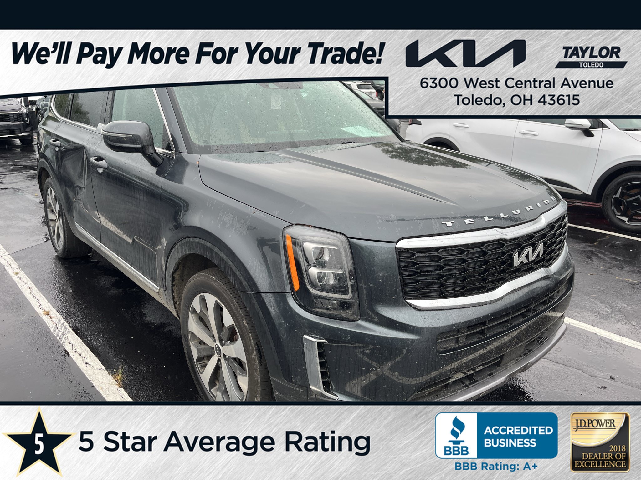 Used 2022 Kia Telluride EX w/ EX Premium Package FWD image 1