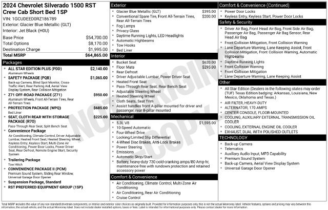 Used 2024 Chevrolet Silverado 1500 RST w/ All Star Edition Plus AWD/4WD image 2