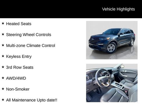 Certified 2023 Ford Explorer XLT w/ Equipment Group 202A AWD/4WD image 16