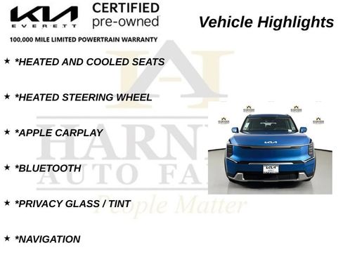 Certified 2024 Kia EV9 Wind AWD/4WD image 29