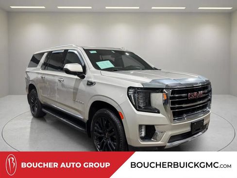 Certified 2021 GMC Yukon XL SLT w/ Rear Media and Nav Package AWD/4WD image 1