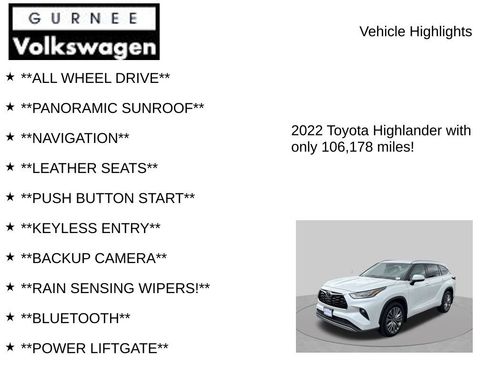 Used 2022 Toyota Highlander Platinum AWD/4WD image 8