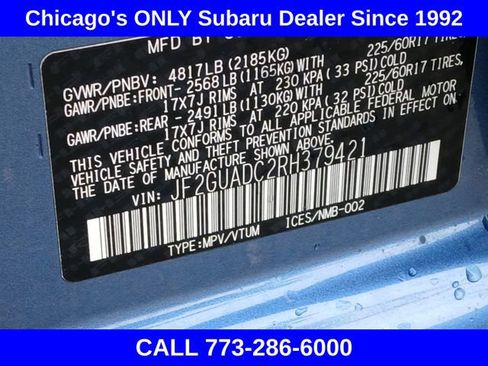 Certified 2024 Subaru Crosstrek 2.0i Premium image 18