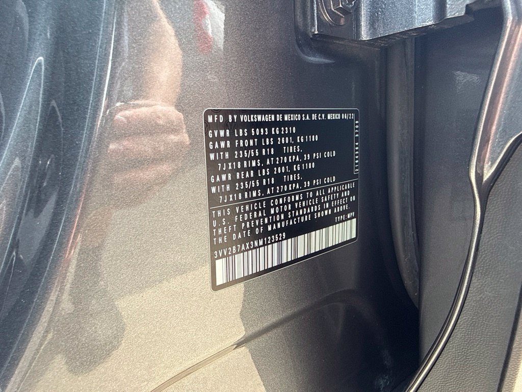 Certified 2022 Volkswagen Tiguan SE AWD/4WD image 30