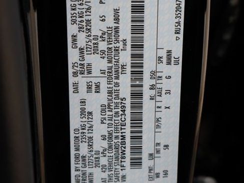 New 2026 Ford F250 Lariat w/ Black Appearance Package image 44