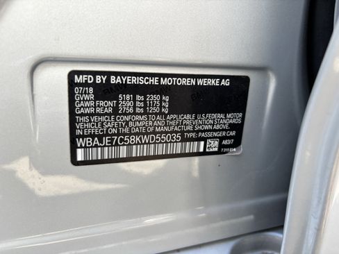 Used 2019 BMW 540i xDrive w/ Convenience Package AWD/4WD image 38