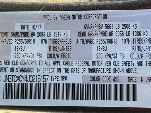 Used 2018 MAZDA CX-9 Touring w/ Touring Premium Package image 31