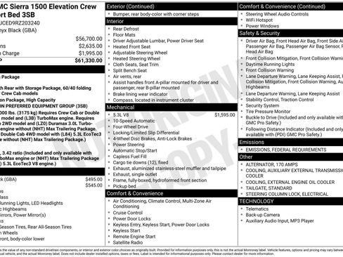 Used 2024 GMC Sierra 1500 Elevation image 31