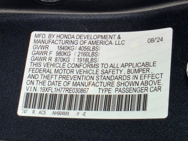 Used 2024 Honda Civic EX-L image 34
