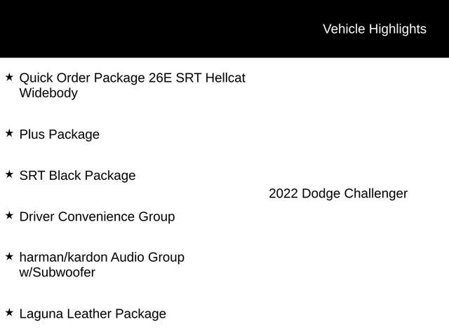 Used 2022 Dodge Challenger SRT Hellcat RWD image 12