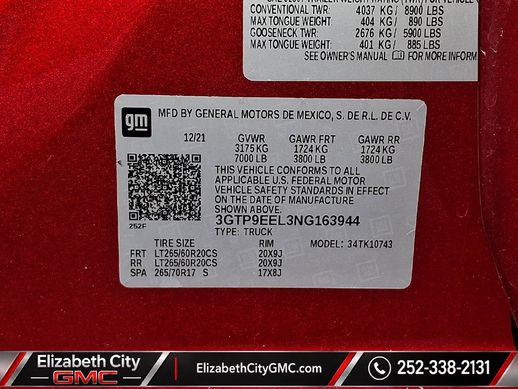 Used 2022 GMC Sierra 1500 AT4 w/ AT4 Preferred Package AWD/4WD image 29