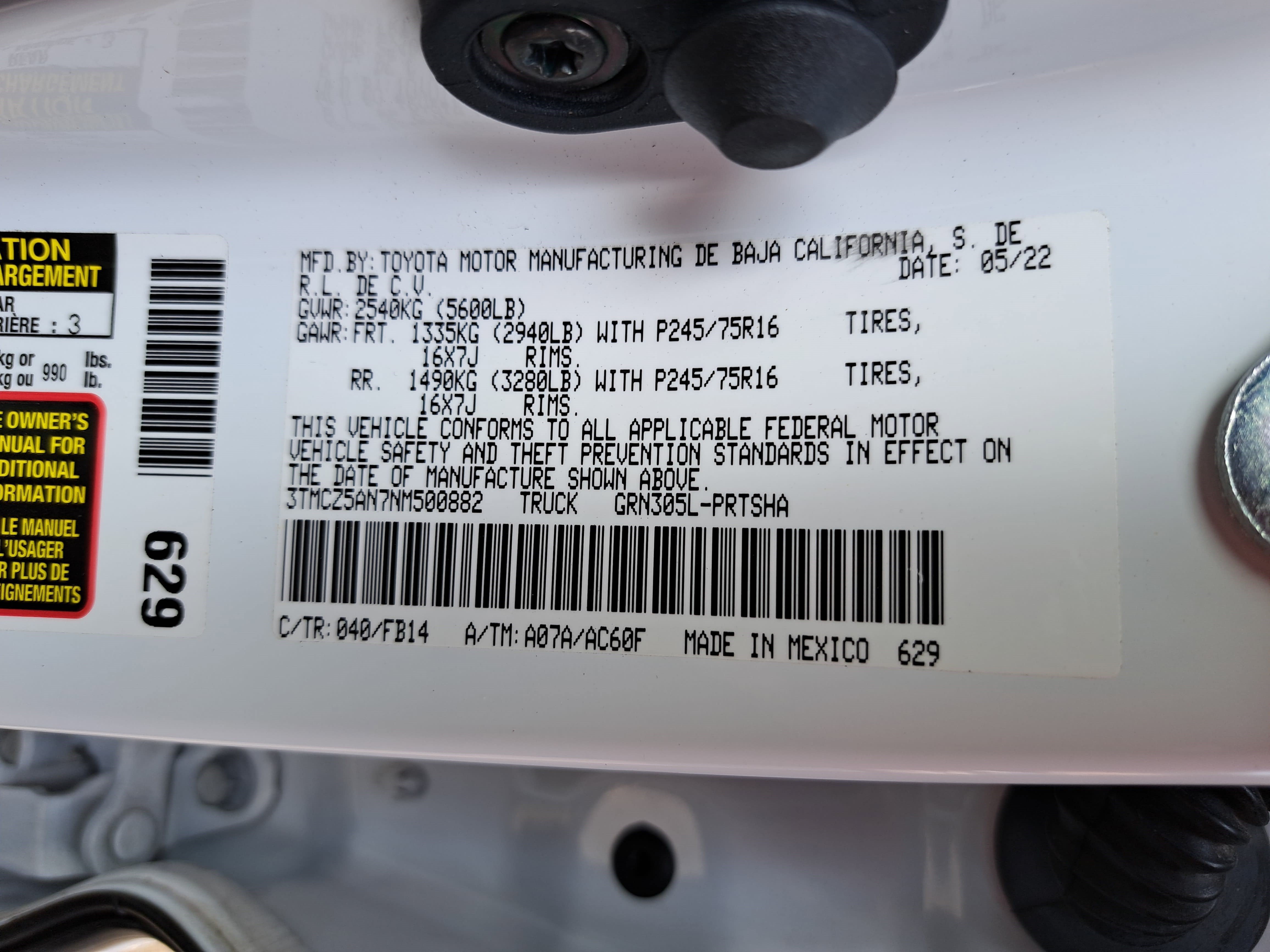Used 2022 Toyota Tacoma SR AWD/4WD image 33