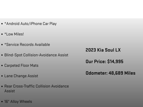 Used 2023 Kia Soul LX w/ Option Group 015 image 12