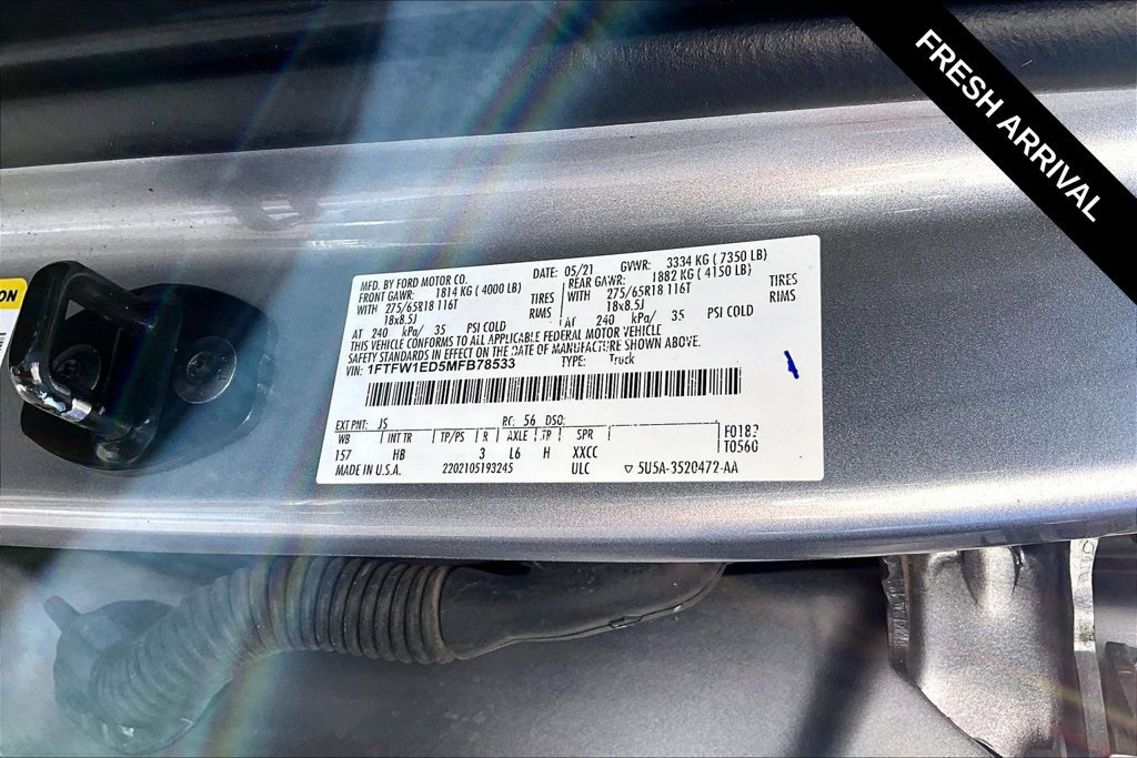 Used 2021 Ford F150 Lariat AWD/4WD image 19