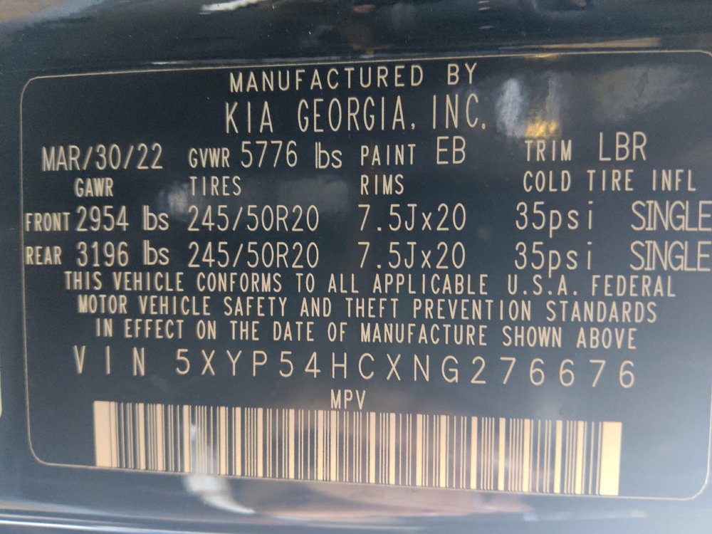 Used 2022 Kia Telluride SX w/ Towing Package FWD image 33