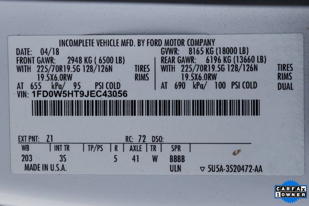 Used 2018 Ford F550 4x4 Crew Cab Super Duty image 50