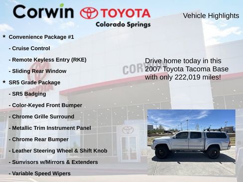 Used 2007 Toyota Tacoma 4x4 Double Cab image 6