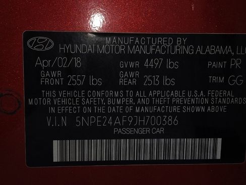 Used 2018 Hyundai Sonata SE FWD image 33