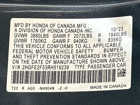 Used 2024 Honda Civic Sport image 27