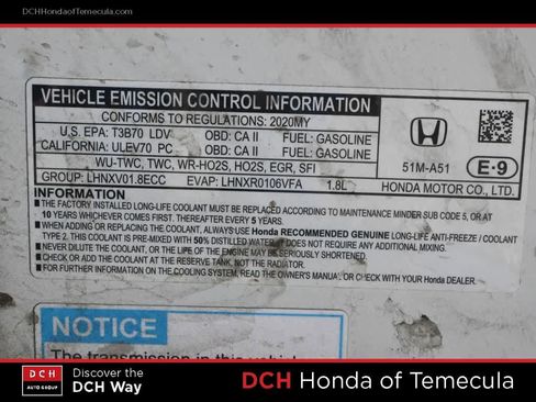 Certified 2020 Honda HR-V LX image 7