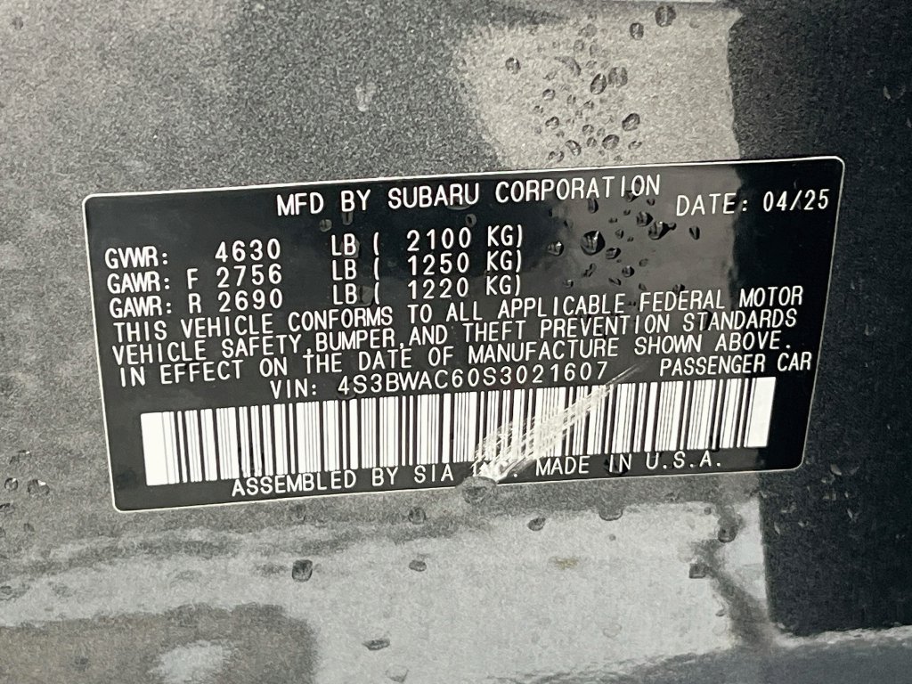 Used 2025 Subaru Legacy Premium AWD/4WD image 31