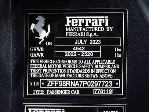 Certified 2023 Ferrari Roma RWD image 20