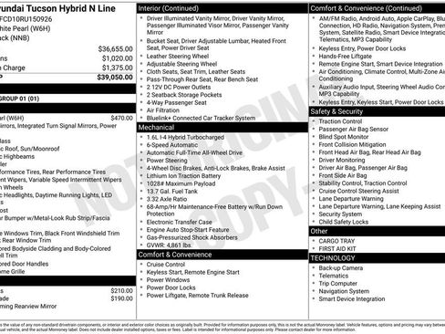 Used 2024 Hyundai Tucson N Line AWD/4WD image 52