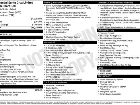 New 2025 Hyundai Santa Cruz Limited AWD/4WD image 4