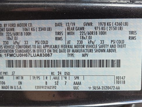 Used 2020 Ford Escape SEL image 27