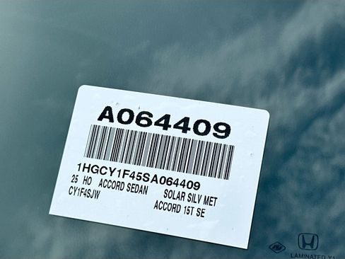 New 2025 Honda Accord SE image 26