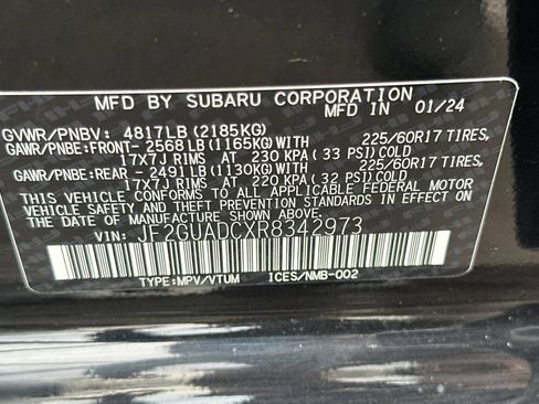 Used 2024 Subaru Crosstrek 2.0i Premium w/ Popular Package #4 AWD/4WD image 27