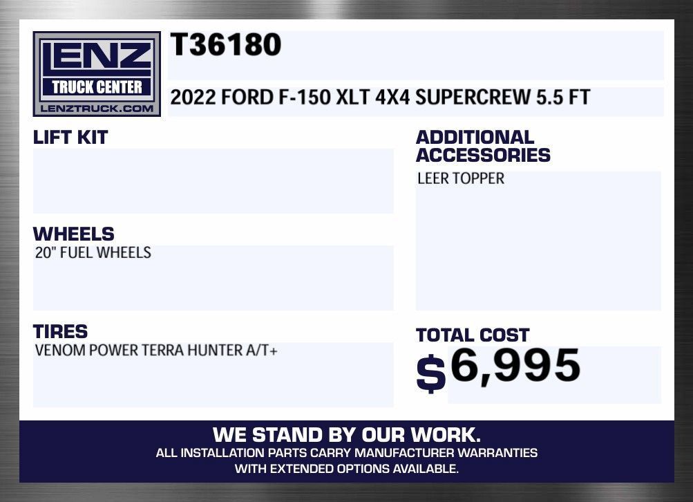 Used 2022 Ford F150 XLT w/ Equipment Group 302A High AWD/4WD image 2