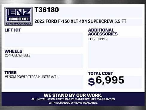 Used 2022 Ford F150 XLT w/ Equipment Group 302A High AWD/4WD image 2