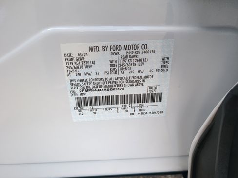 Certified 2024 Ford Edge SEL w/ Convenience Package AWD/4WD image 27