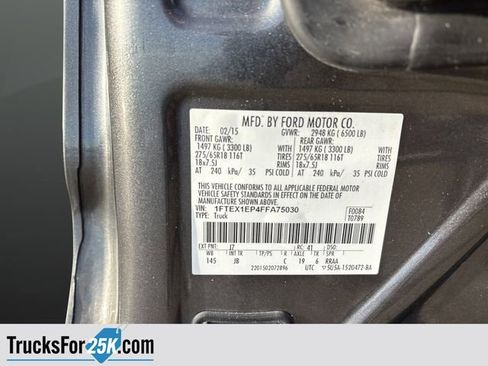 Used 2015 Ford F150 XLT w/ Equipment Group 302A Luxury image 9