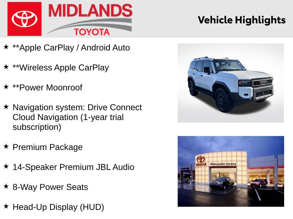 Used 2025 Toyota Land Cruiser w/ Premium Package AWD/4WD image 2