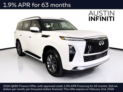 New 2026 INFINITI QX80 Pure w/ Cargo Package image 1