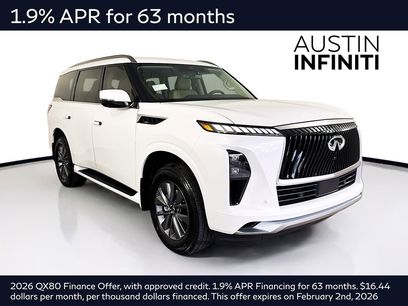 New 2026 INFINITI QX80 Pure w/ Cargo Package