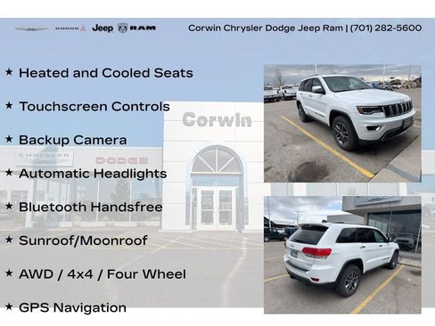 Used 2017 Jeep Grand Cherokee Limited w/ Luxury Group II AWD/4WD image 8