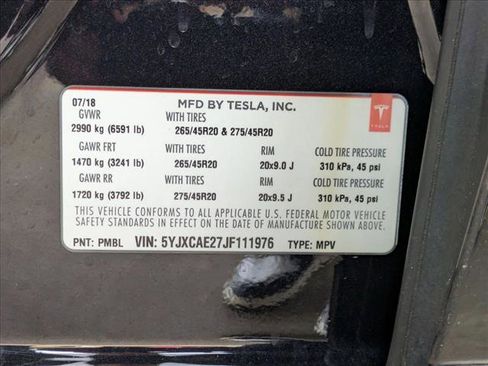 Used 2018 Tesla Model X 75D image 27