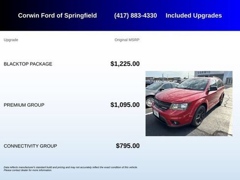 Used 2018 Dodge Journey SXT w/ Blacktop Package FWD image 5
