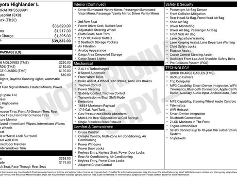 Used 2023 Toyota Highlander L FWD image 28