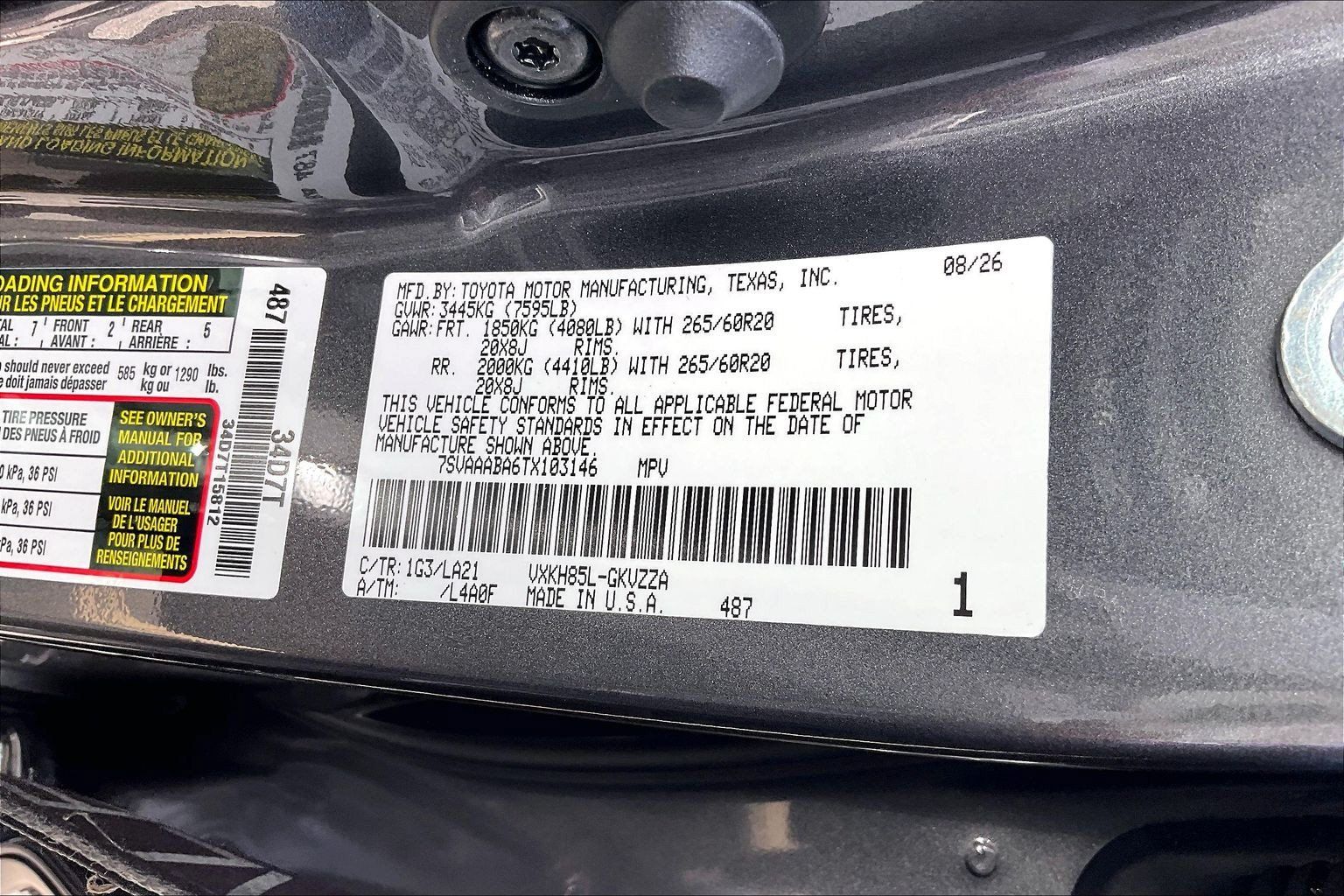 New 2026 Toyota Sequoia Platinum AWD/4WD image 17