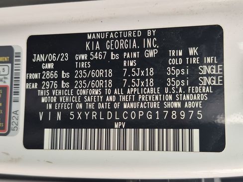 Certified 2023 Kia Sorento S image 28