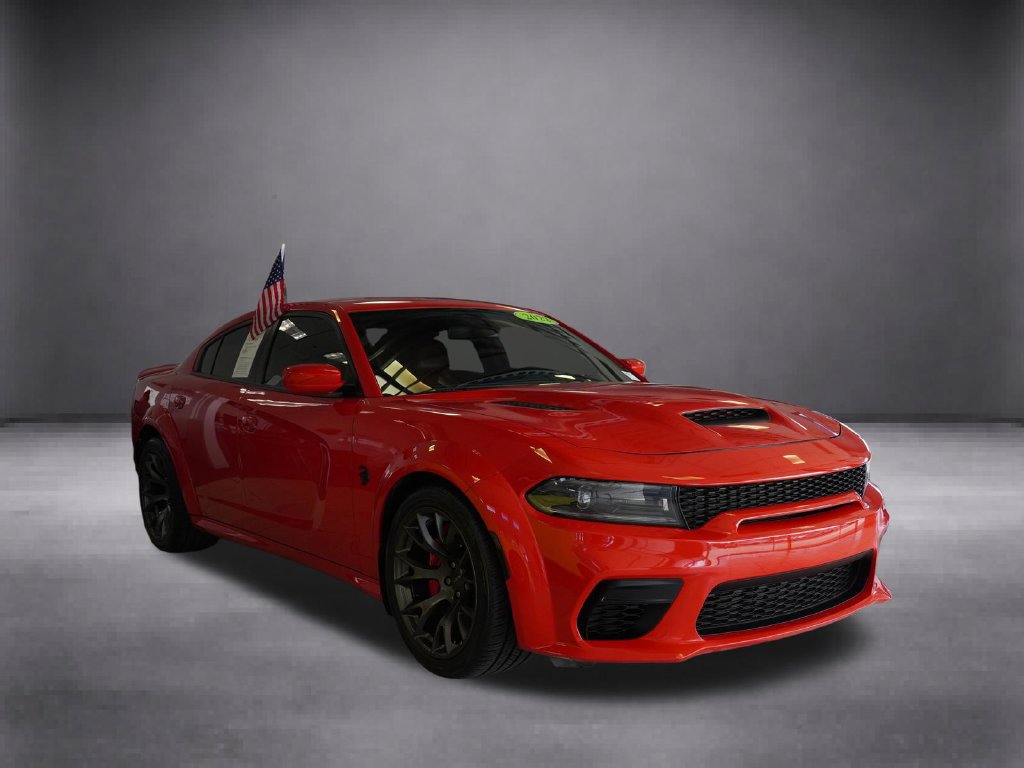 Used 2022 Dodge Charger SRT Hellcat w/ Carbon/Suede Interior Package RWD image 2
